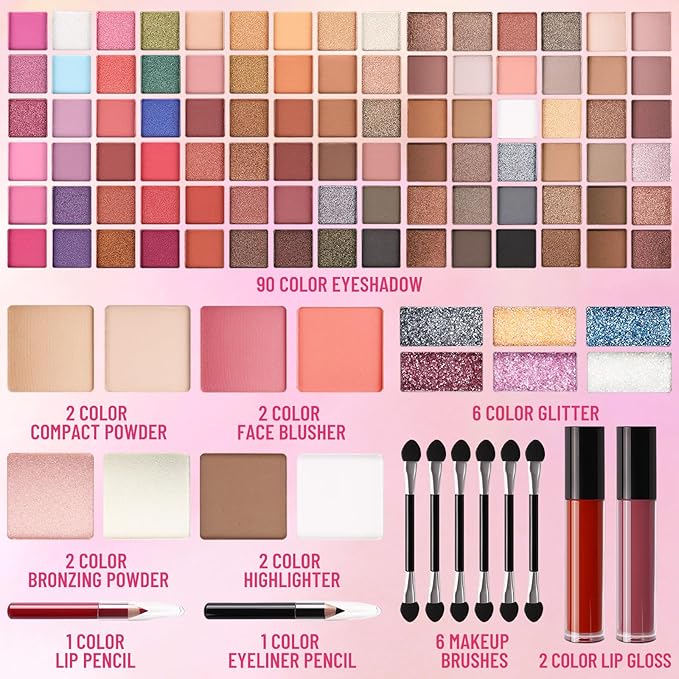 All In One Professional Makeup Kit Include Eyeshadow
