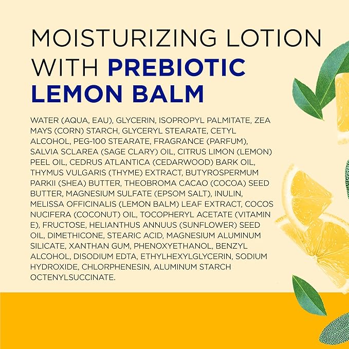 Dr Teal's Body Lotion, Lemon Prebiotic 18 oz