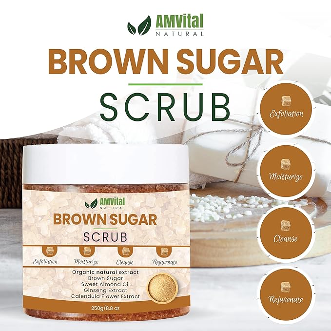 Brown Sugar Body Scrub, Helps to