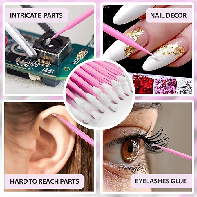 Microswabs for eyelash extensions pack