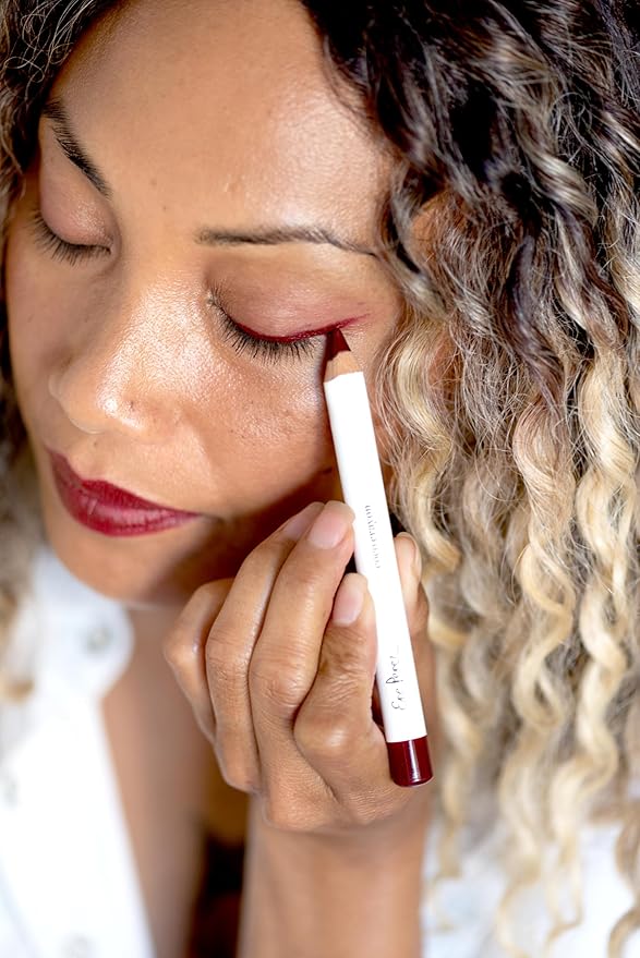 Ere Perez - Natural Coco Crayon Hydrating Lip Color | Vegan, Cruelty-Free, Clean Beauty (Rebel, 0.01 oz | 3 g)