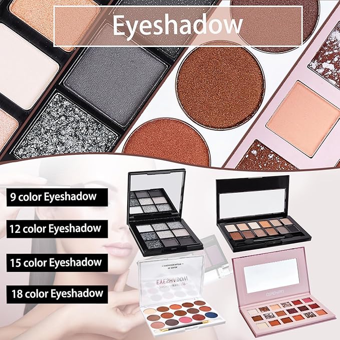 All In One Makeup Kit, Travel Makeup Kit,