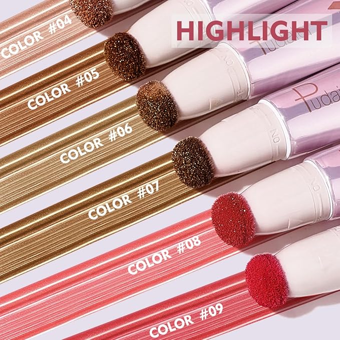 Liquid Contour Beauty Wand, Cream Contour Stick with (HIGHLIGHTER 07)