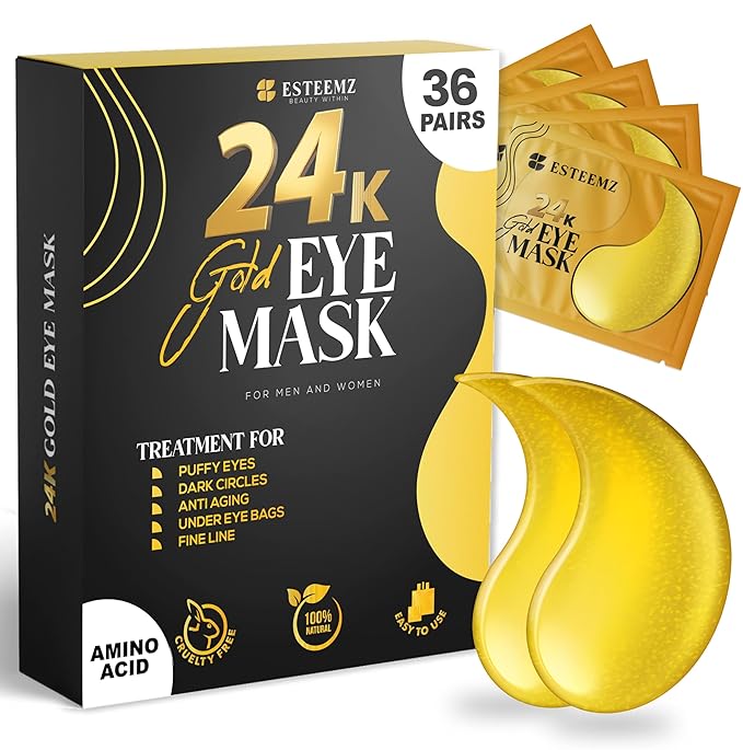 24k gold under eye patches