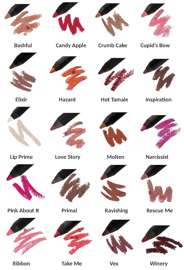 Jolie Waterproof Ultimate Lip Liner Pencil - NARCISSIST (a bright magenta)