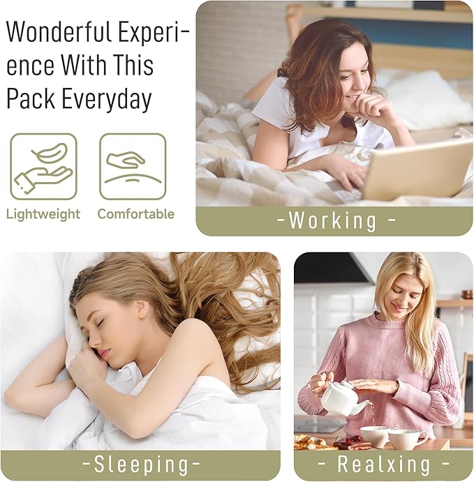 Langsprit Castor Oil Pack Wrap for Liver Detox and Inflammation - Organic