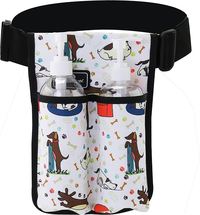 Massage Bottle Bag Massage Oil Bag Massage Therapist Holster Massage Lotion Holster Massage Oil Holster (YR-2KD-XiaoGou)