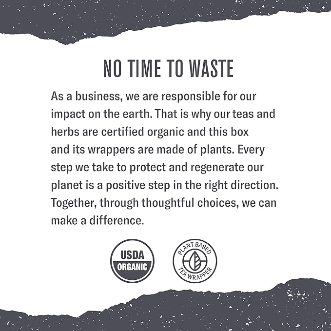 Numi Organic Tea Orange Spice, 16 Count Box of Tea Bags (Pack of 6), White Tea