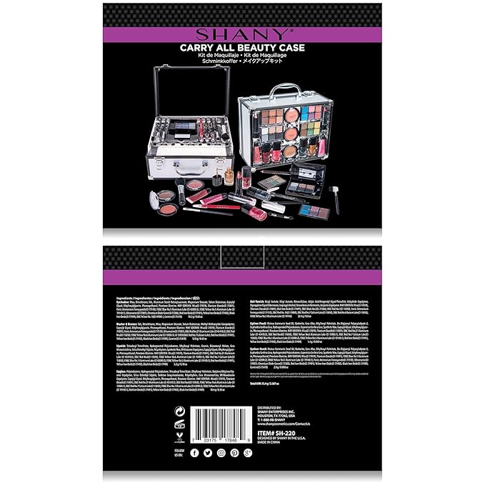 SHANY Carry All Trunk Makeup Train Case