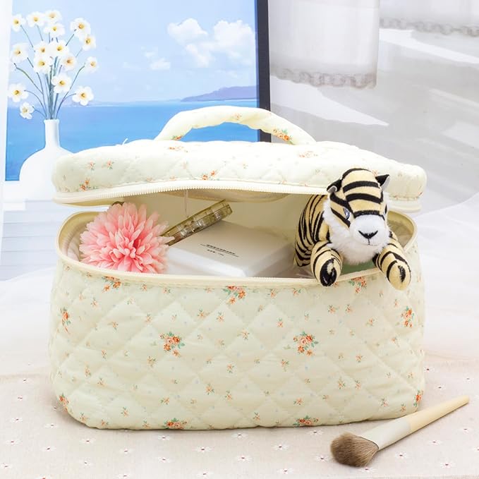 Pazimiik cotton makeup bag for