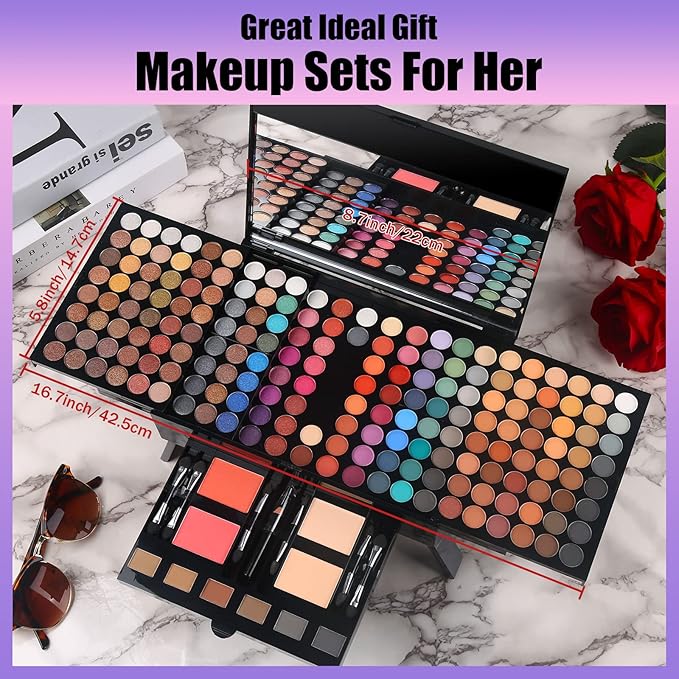 Women Makeup Sets Full Kits - 190 Colors
