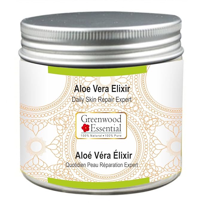 Pure Aloe Vera Elixir (Gel) Daily Skin Repair Expert Therapeutic Grade 50gm (1.76 oz)