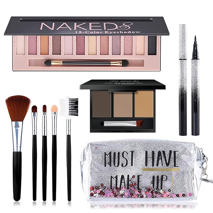 All in One Makeup Kit, Includes 12 Colors