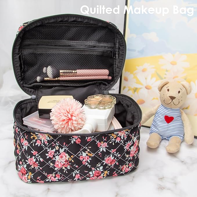 Pazimiik cotton makeup bag for