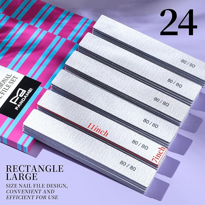 Fandamei 80/80 grit nail file,