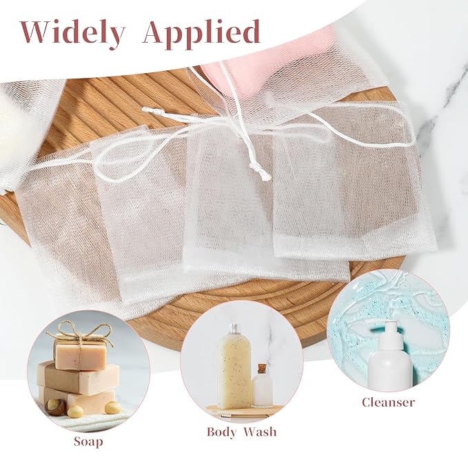 Giantree 20 Pcs Soap Bag, Soap
