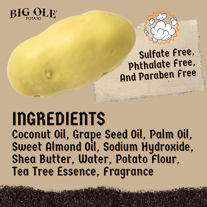 Big Ole Potato Gift Soap