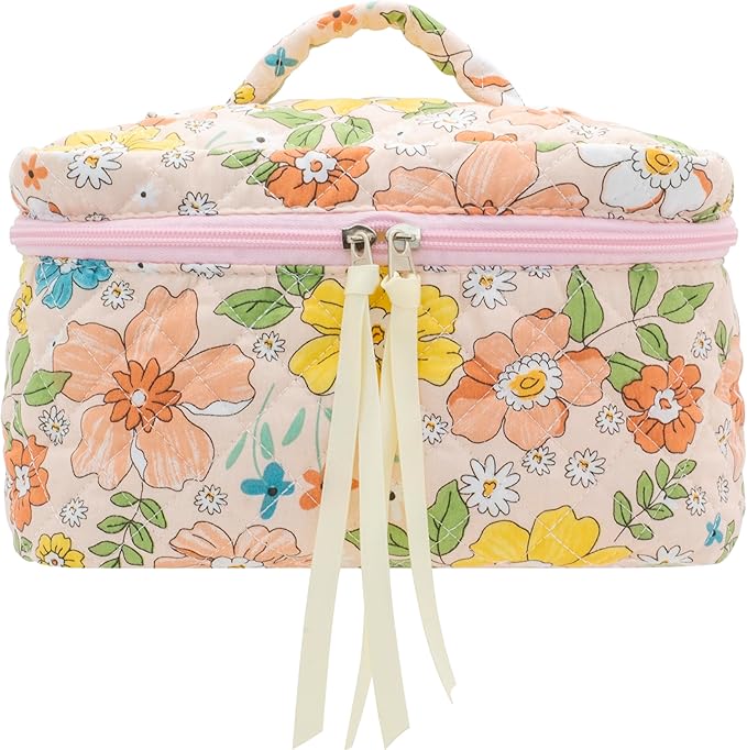 Pazimiik cotton makeup bag for