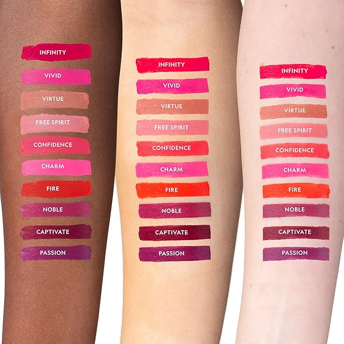 YENSA Super 8 Vibrant Silk Lipstick with Semi-Glossy Lipstick