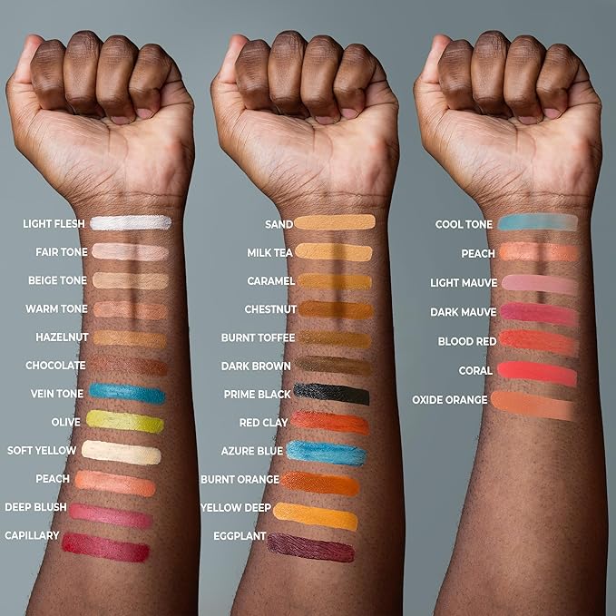 Alcohol Palette Refill Pans - Skin Tones -