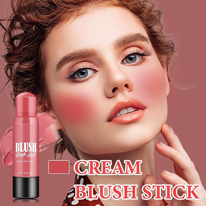 Cream Blush Stick Makeup,Blush Stick for All Skin & Eyes(#104)