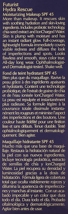 Estée Lauder Futurist Hydra Rescue Moisturizing Foundation SPF 3C2 Pebble 1.2 oz
