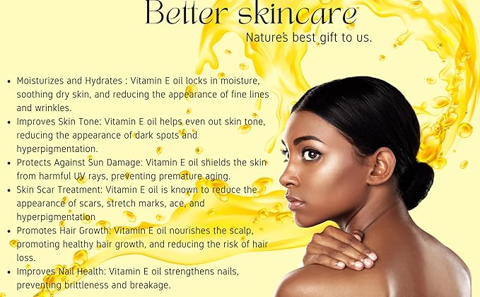 Organic Vitamin E Oil for Skin,