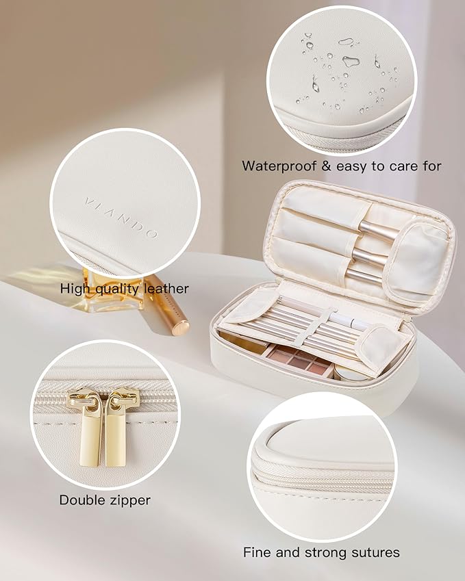 Vlando travel makeup bag,small travel