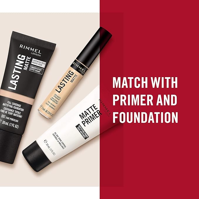 Rimmel Lasting Matte Concealer, True ivory, 7 ml
