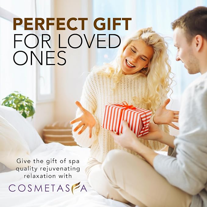 Cosmetasa Body Massage Oil for Massage Therapy Kit - Arnica Sore Muscle Massage Oil, Cellulite Massage Oil, Lavender Massage Oil, Skin Massage Roller Ball, Massager Mitt - Relaxing Luxury Spa Gift Set