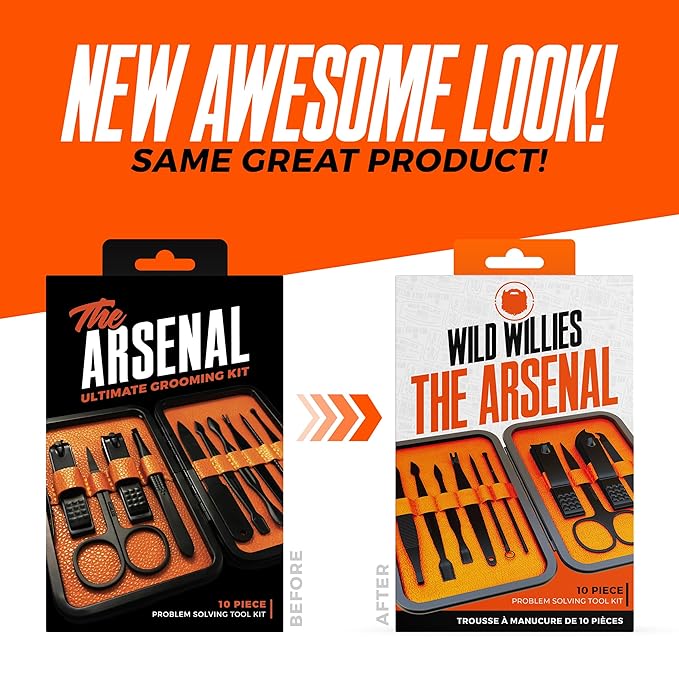 Wild willies mens grooming kit