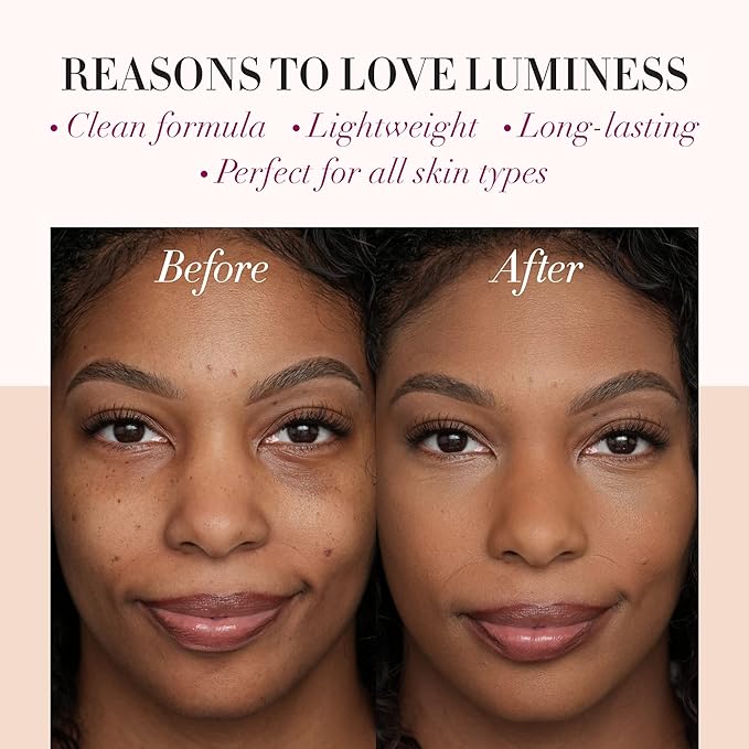 LUMINESS Airbrush Spray Silk Foundation Starter Kit - & Moisturizes