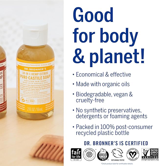 Dr. Bronner's - Pure-Castile Liquid Soap,