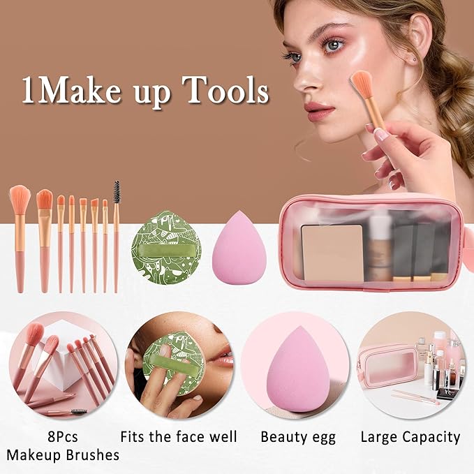 All In One Multipurpose Makeup Kit for Women,Travel