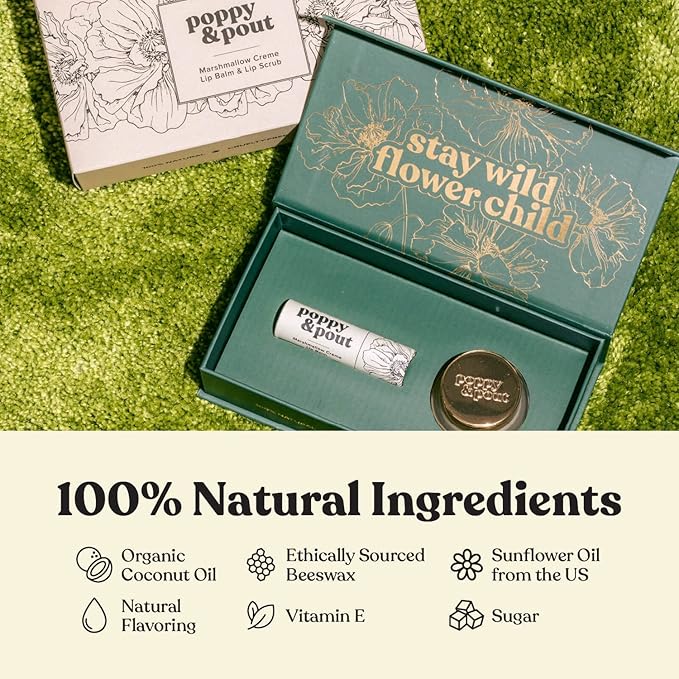 Poppy & Pout Lip Care Set (Marshmallow