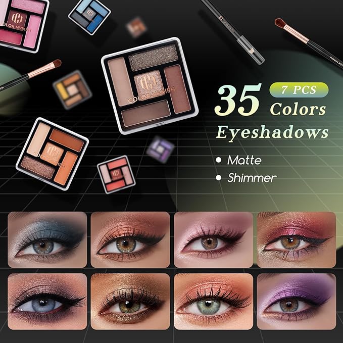 Color Nymph Beginner Makeup Kit for Teens, Train