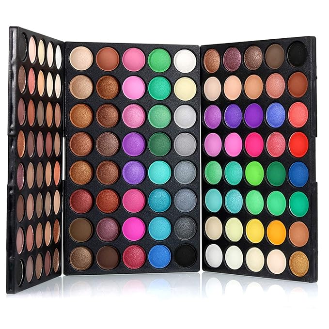 120 Color Eyeshadow Palette Kit with 10 Pcs