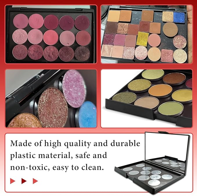 Magnetic Makeup Palette Empty with Mirror - Professional