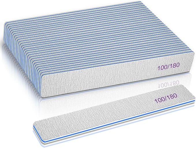Nail file 100/180 grit 25