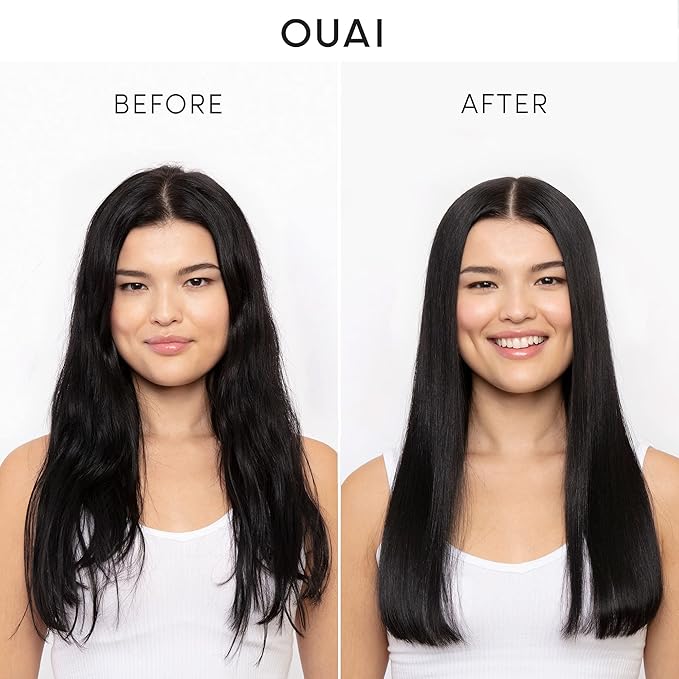 OUAI Fine to Medium Hair Treatment Masque - Hair Mask for Hair Repair, Hydration and Shine - With Shea Butter, Keratin and Panthenol - Paraben, Phthalate and Sulfate Free Hair Care (8 Fl Oz)
