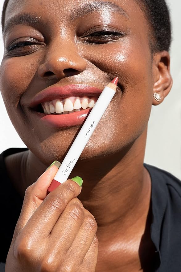 Ere Perez - Natural Coco Crayon Hydrating Lip Color | Vegan, Cruelty-Free, Clean Beauty (Charm, 0.01 oz | 3 g)