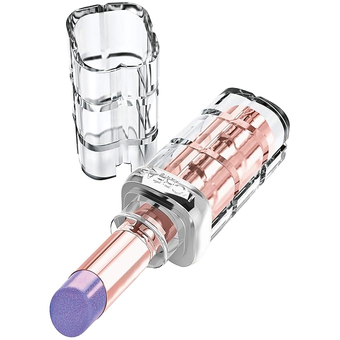 L'Oreal Paris Makeup Colour Riche Plump and Shine Lipstick, for Glossy, Radiant, Visibly Fuller Lips with an All-Day Moisturized Feel, Blut Mint Plump, 0.1 oz.