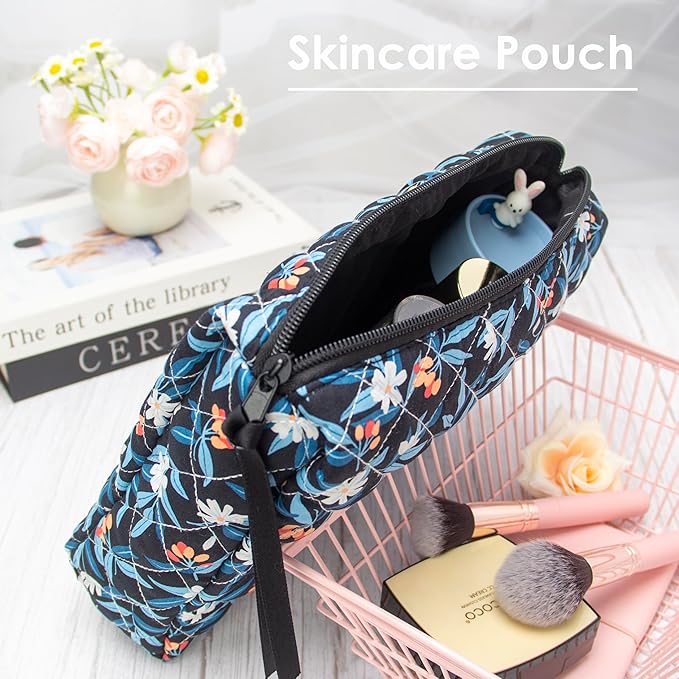 Pazimiik cotton makeup bag for