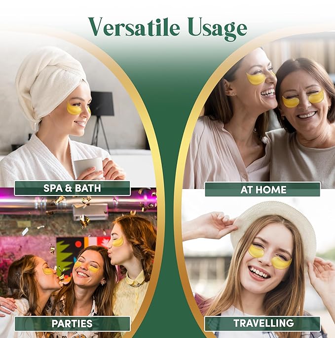 24k gold under eye patches