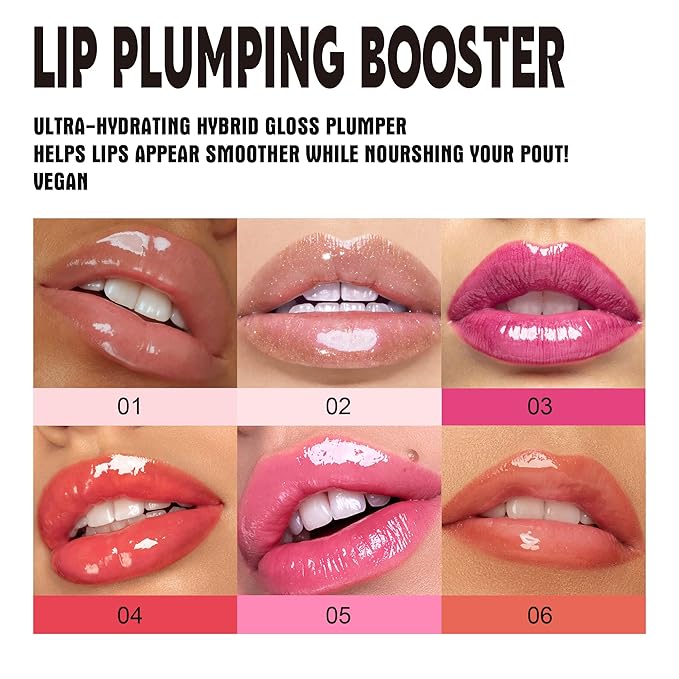 Lip Gloss Plumper Glossy Lip Lipstick, Girls