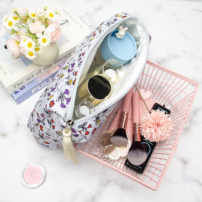 Pazimiik cotton makeup bag for