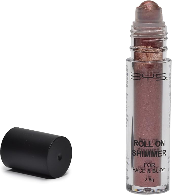 BYS Face and Body Roll On Glitter Shimmer Deep Terracota