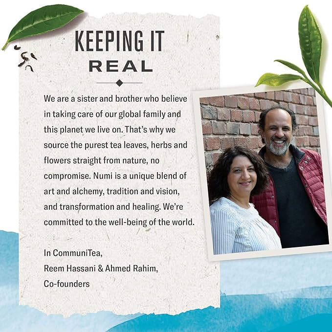 Numi Organic Tea Numi's Collection Variety Pack, 16 Tea Bags, Black, Green, White, Pu-erh, Maté, & Herbal, Packaging May Vary