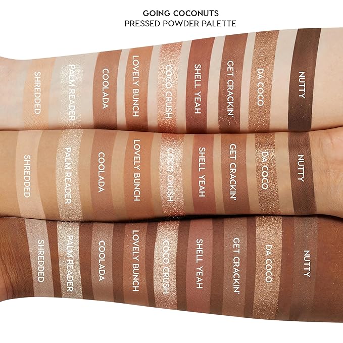 Colourpop Going Coconuts Eyeshadow Palette - Cool-Toned Neutral 3 oz