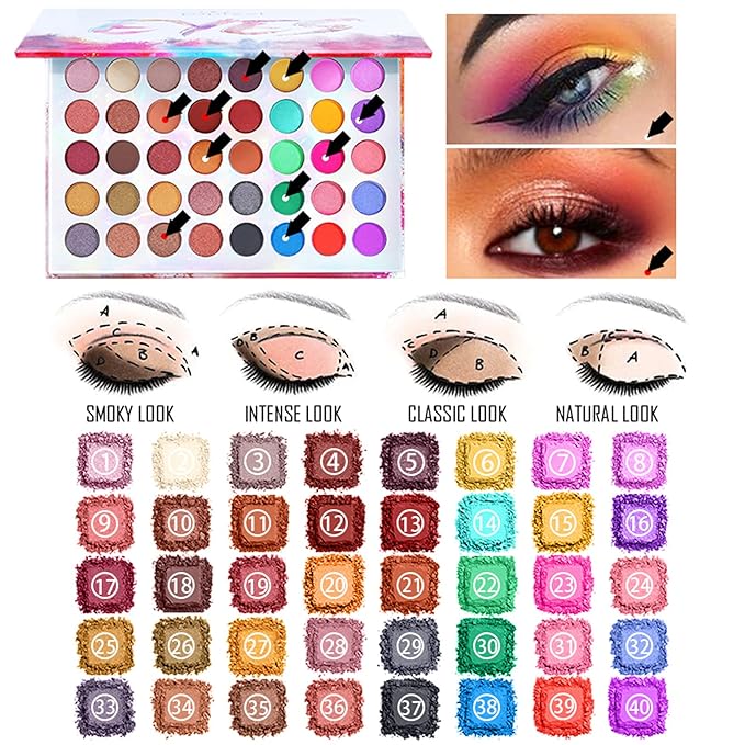 All-in-One Makeup Gift Set Travel Makeup Kit Complete